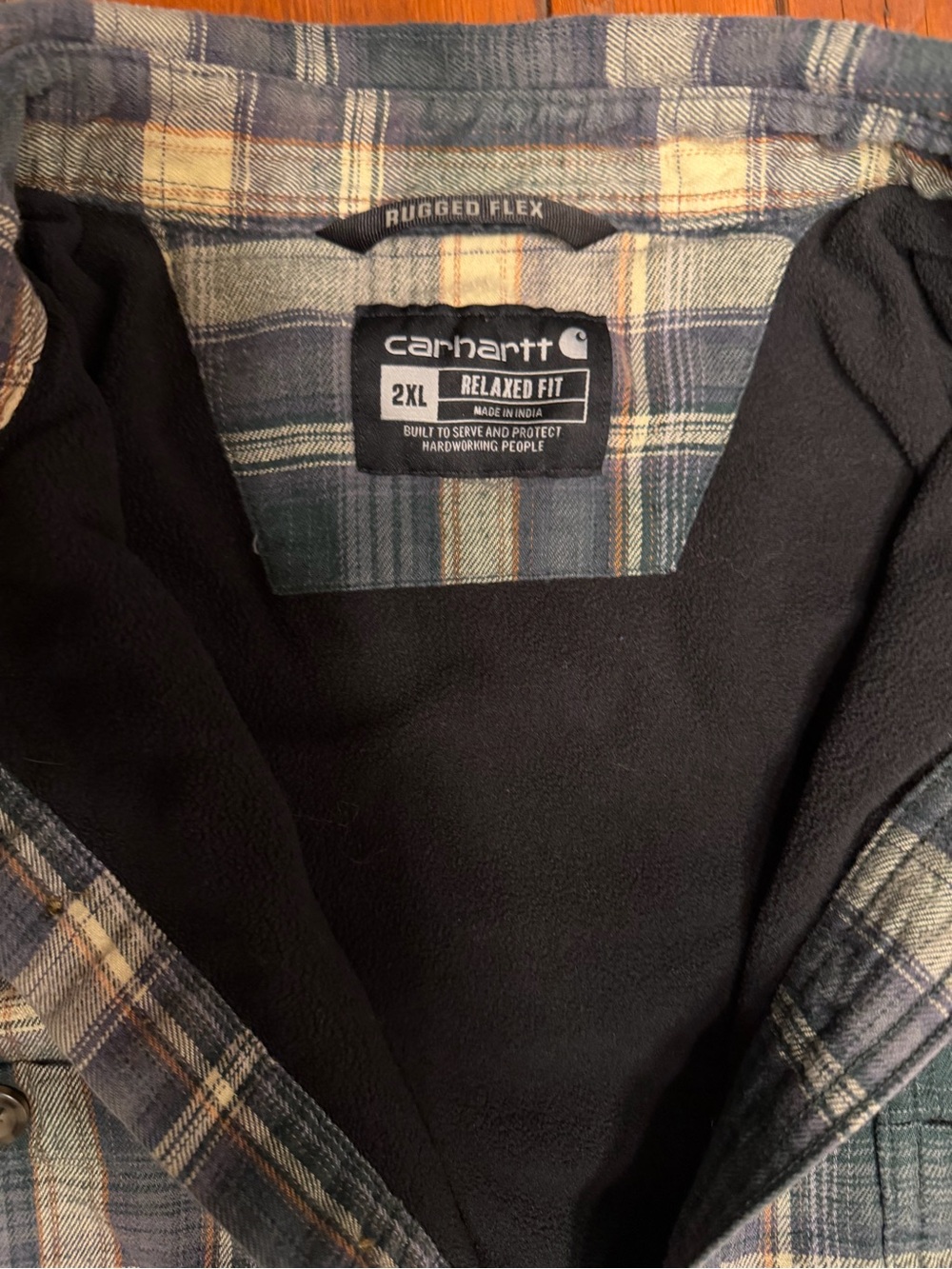 Carhartt Relaxed Fit Plaid Shirt Jacket